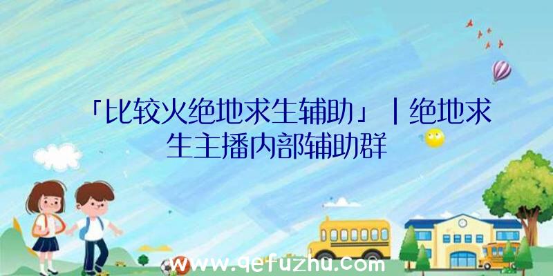 「比较火绝地求生辅助」|绝地求生主播内部辅助群